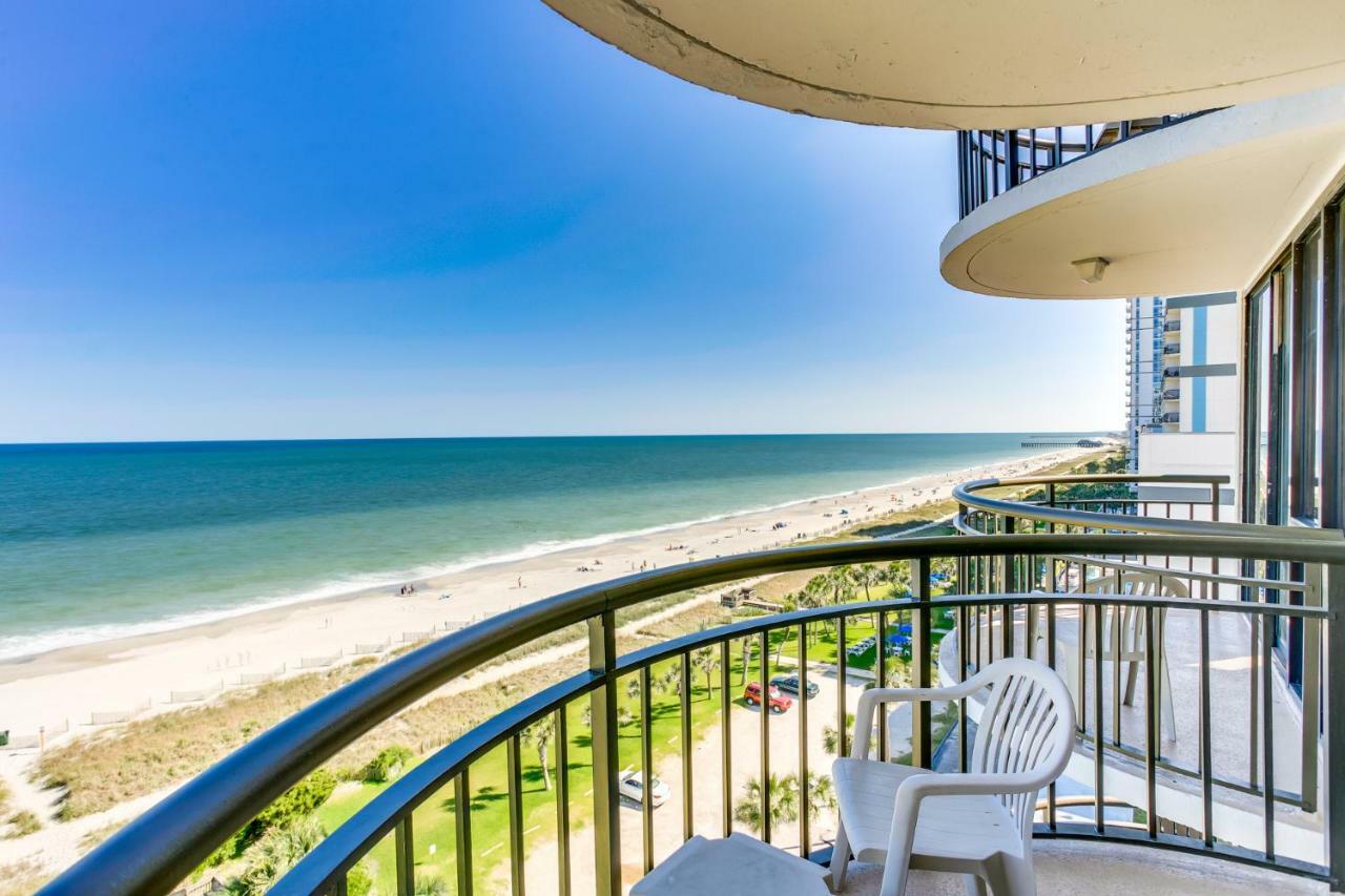Oceanfront Condo W Balcony King Bed Meridian Plaza Myrtle Beach Exteriér fotografie