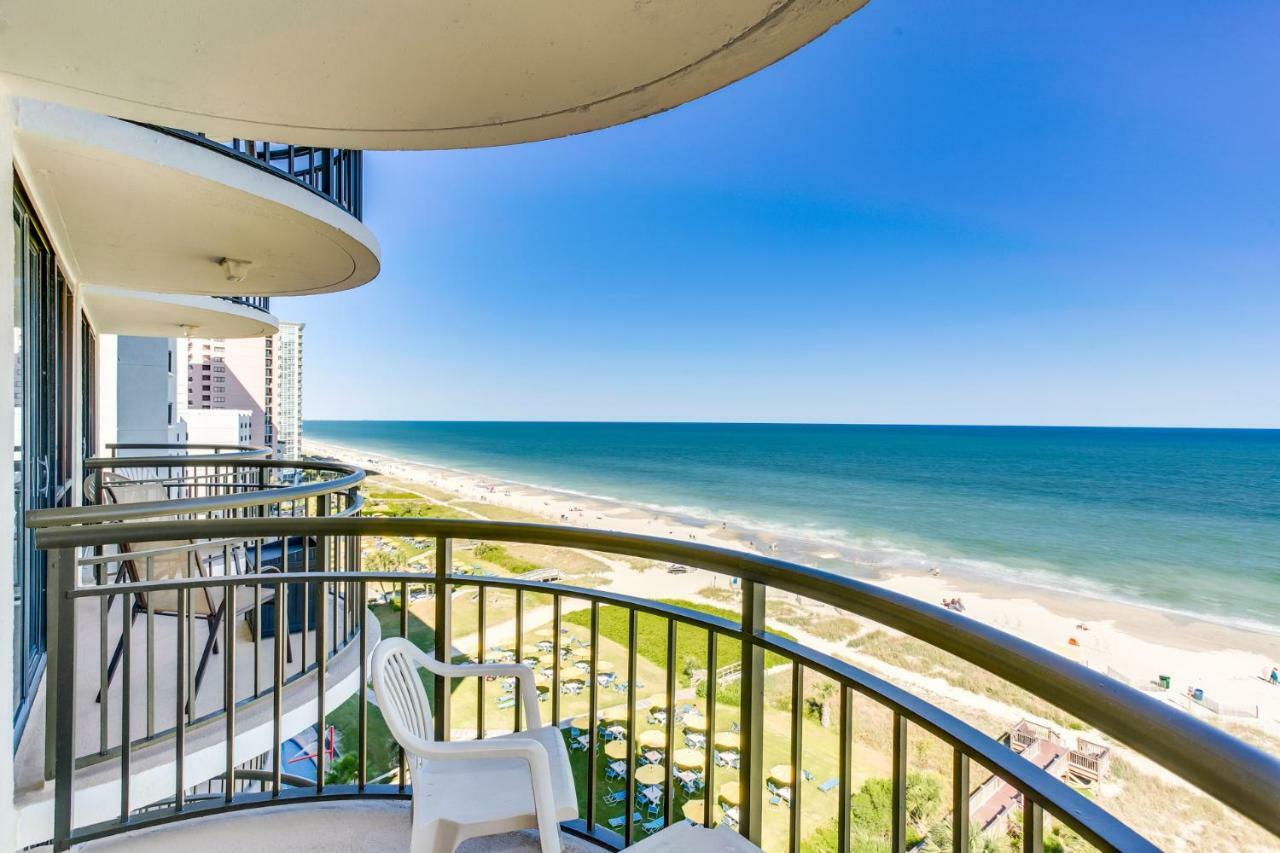 Oceanfront Condo W Balcony King Bed Meridian Plaza Myrtle Beach Exteriér fotografie